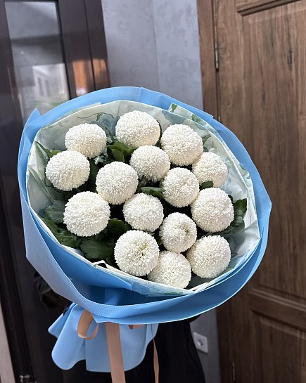 Белоснежное облако хризантем with delivery to Astana