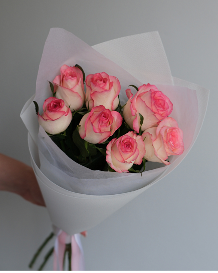 Букет из 7 роз Джумилия with delivery to Almaty