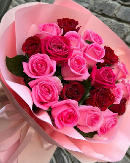 21 Розы микс Голландские with delivery to Almaty