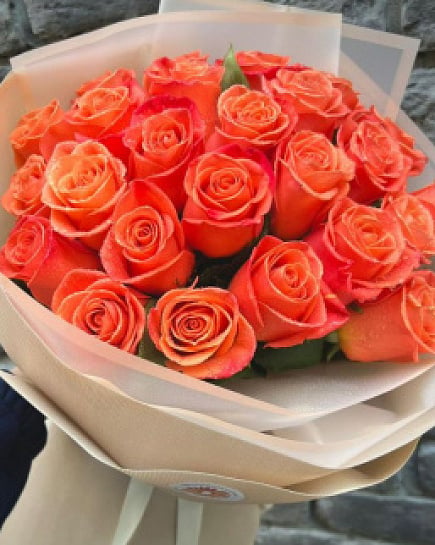 Цветы 25 Эквадорской Розы with delivery to Almaty
