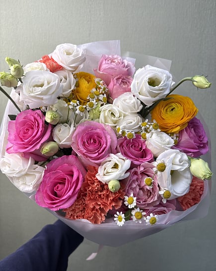 Цветочная палитра радости with delivery to Astana