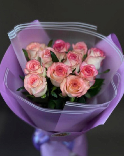 Букет из 11 роз Джумилия  with delivery to Almaty