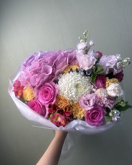 Цветочная палитра нежности with delivery to Astana