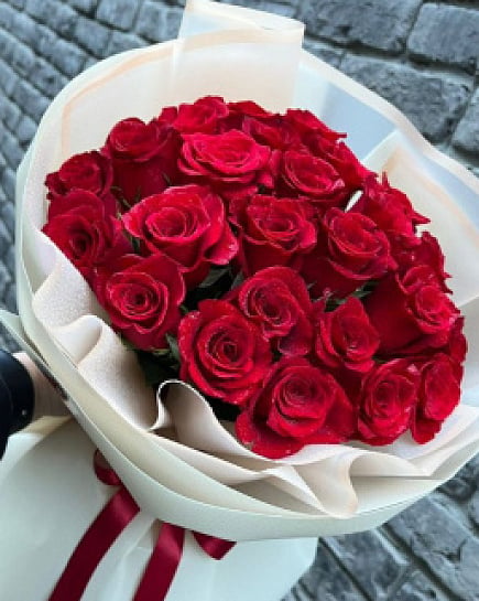 25 Красных Роз with delivery to Almaty