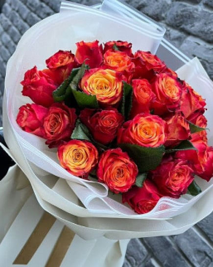 25 Голландских Роз with delivery to Almaty