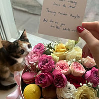 At the recipient's